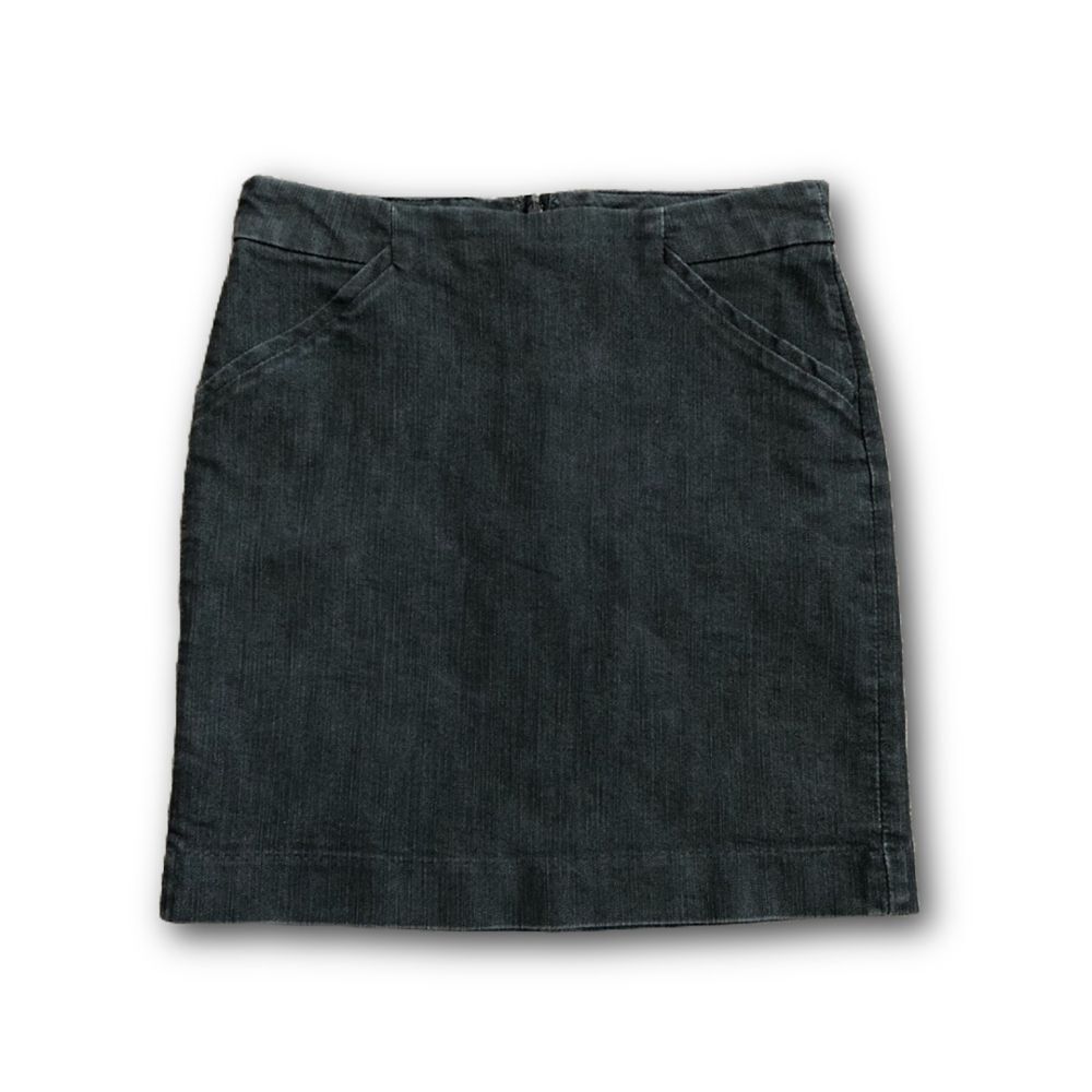 GAP Women's Charcoal Pencil Mini Skirt Size 8 Stretch